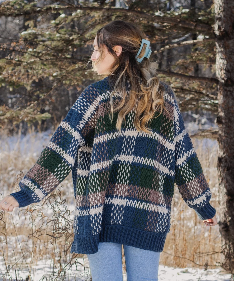 Crochet Christmas Cardigan Pattern